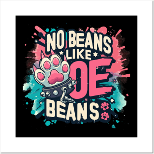 No Beans Like Toe Beans Furry Fursona Therian Cat Dog Pets Posters and Art